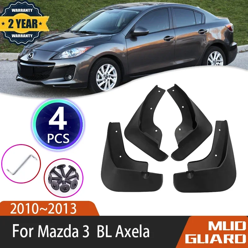 For Mazda3 BM BN Mazda 3 Axela 2010 2011 2012 2013 Sedan Hatchback Hatch Car Mud Flaps Guard Splash Flap Fender Car Accessories