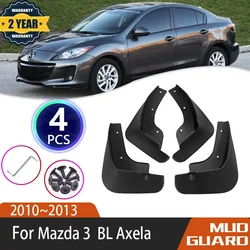 For Mazda3 BM BN Mazda 3 Axela 2010 2011 2012 2013 Sedan Hatchback Hatch Car Mud Flaps Guard Splash Flap Fender Car Accessories