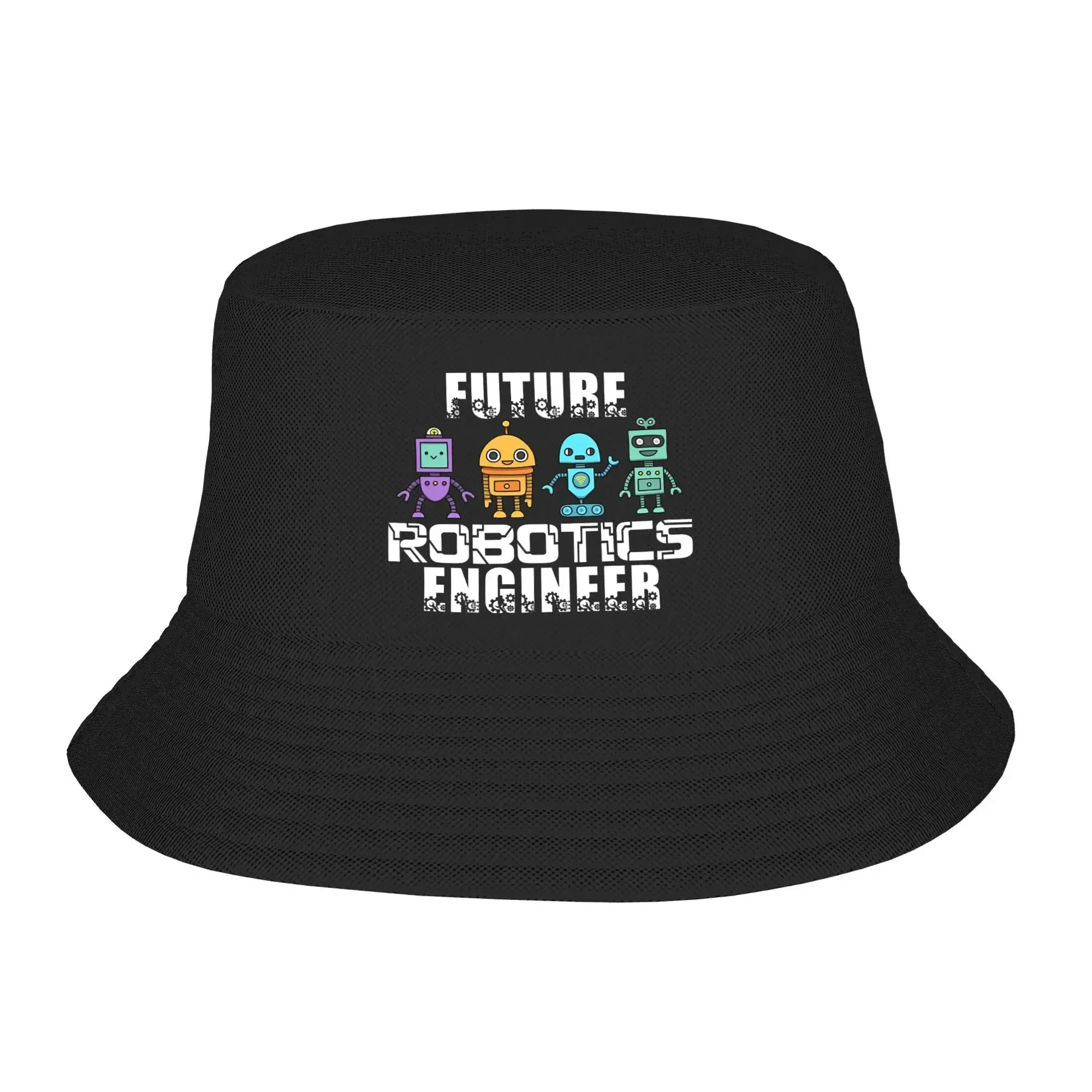 2026 Future Engineer Bucket Hat  Street Style Fisherman Caps For Unisex Casual Travel Hiking Sun Hats Breathable Graphic Cap，Buc
