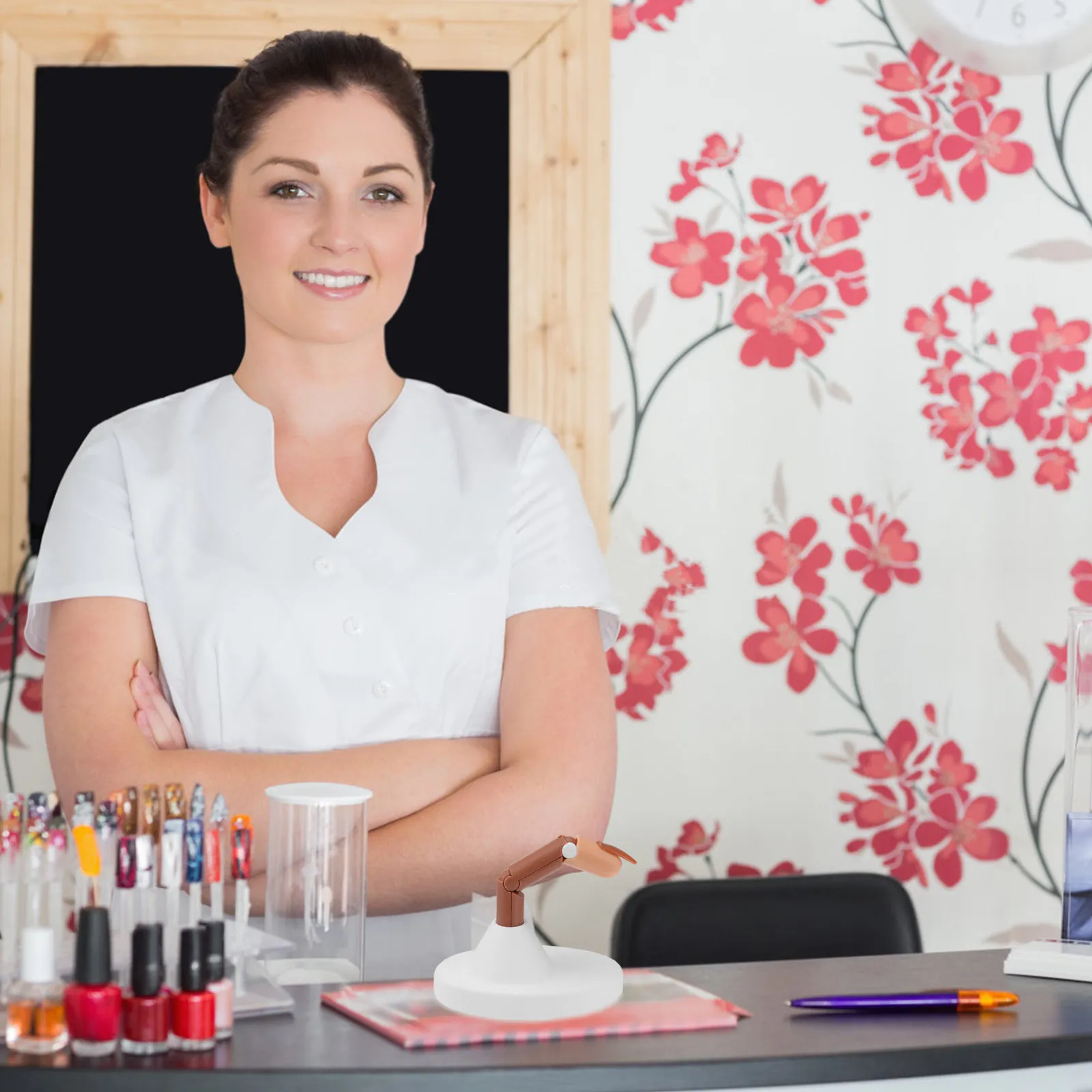 

1 комплект: Передвижной тренировочный палец-имитация для маникюра, многоразовый, легкий, для салонов красоты