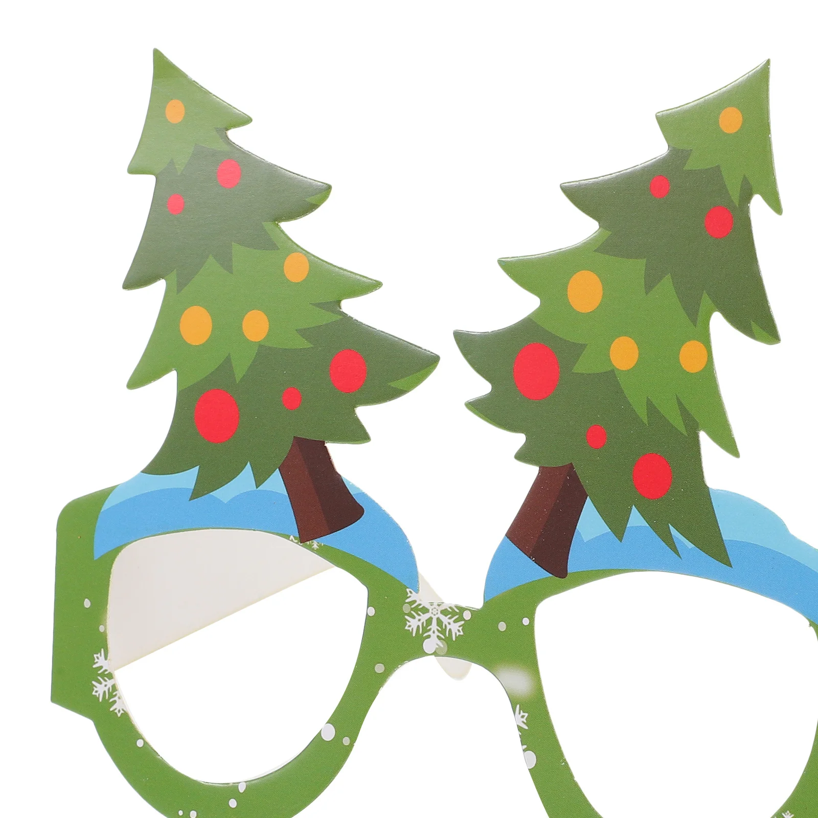 

1Set Christmas Paper Glasses Headbands Stylish Lightweight Eyewear Xmas Party Photo Props Holiday Celebration Supplies