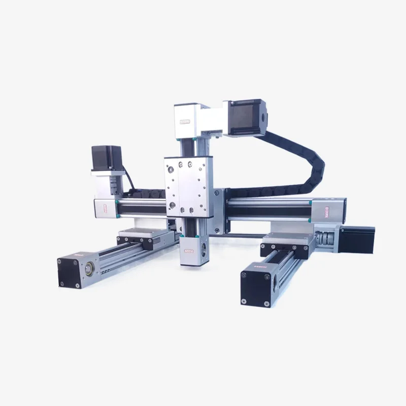 Linear Guides Motorized Linear Slide Xyz 3-Axis Gantry Robot Kit Cnc Low Noisy Include Stepper Motor Custom Length