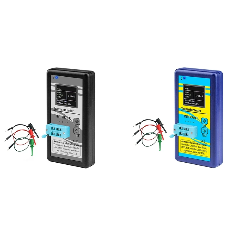 M328 Transistor Tester Diode Triode Capacitance Meter LCR ESR Meter NPN PNP Resistance Inductance Multimeter
