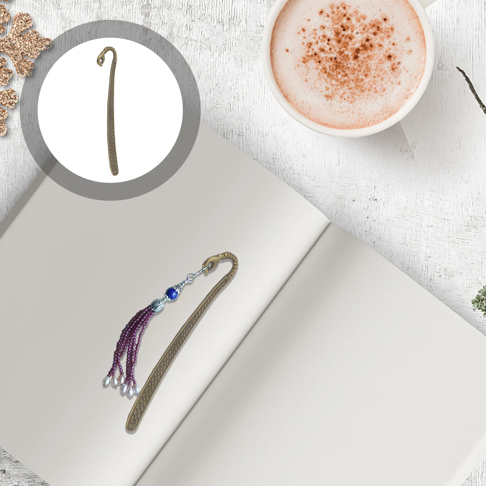 

6Pcs Metal Bookmark Vintage Style Zinc Alloy Page Markers Reading Accessories Retro Book Marks Bookmarks Metal Bookmark