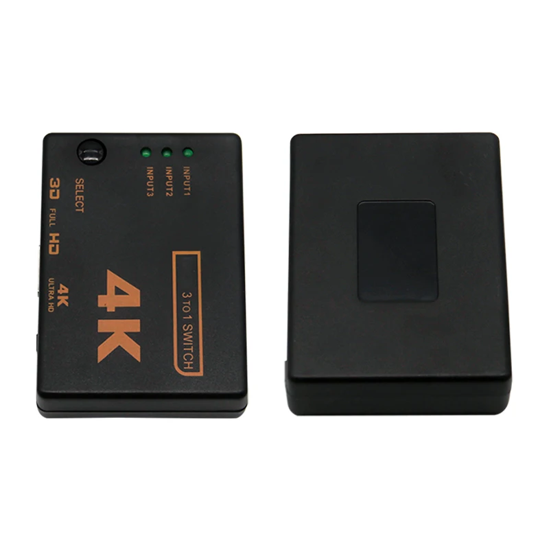 4K*2K 3x1HDMI-Compatible Adapter Splitter  3Port HDTV Audio Video Switcher with Remote Control for XBOX360 DVD PS3 Projector