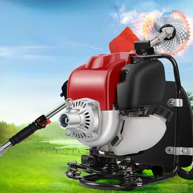 Hand push gasoline lawn mower machines for grass cutting