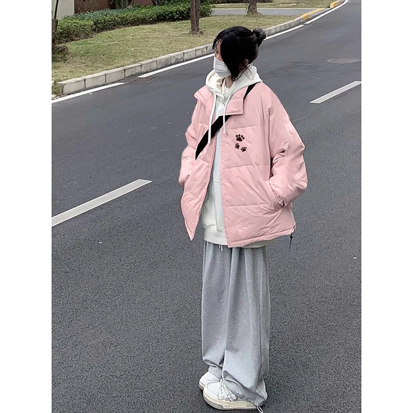 

Удлиненная женская парка, водонепроницаемая, в японском стиле, минималистичная, с чистыми линиями, простой дизайн, легкий стиль, повседневная.