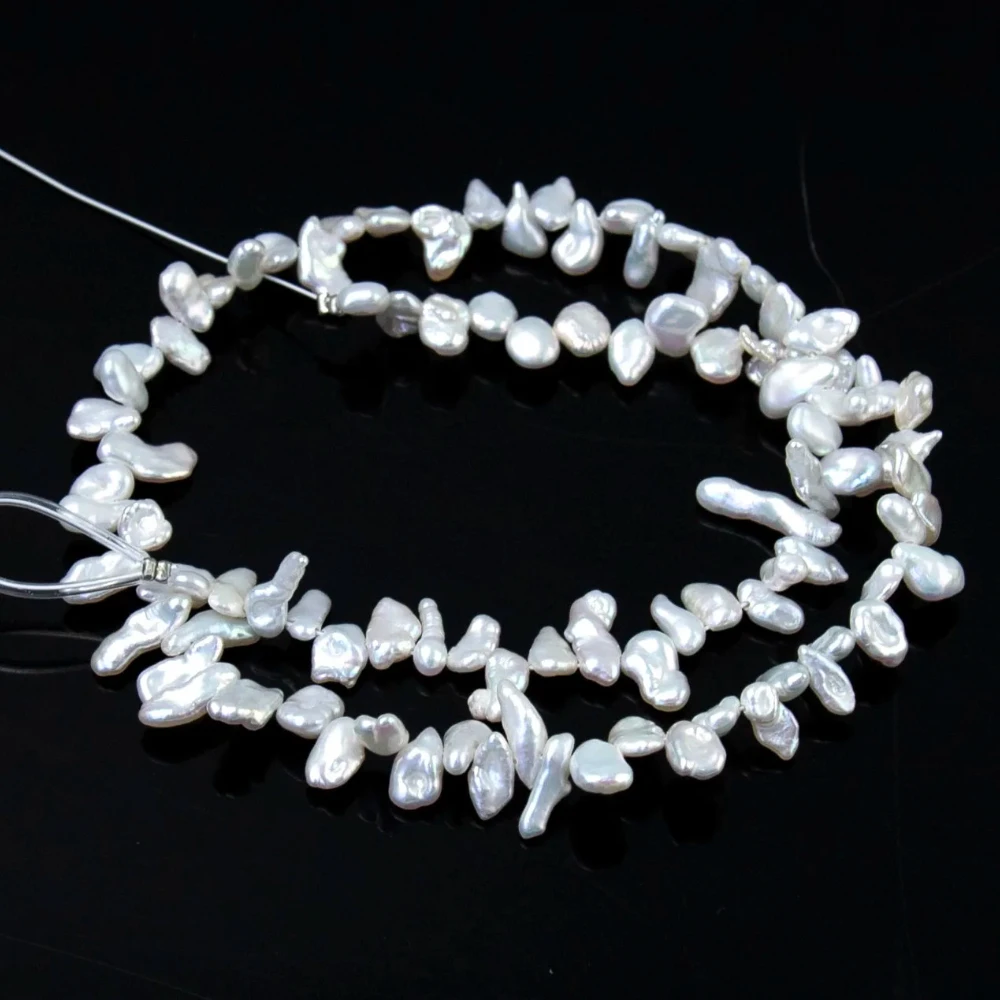 

Trendy Jewelry Petal-Shaped Baroque 5-7mm Natural Freshwater Loose Beads Handmade DIY Necklace Bracelet Accessories Gift
