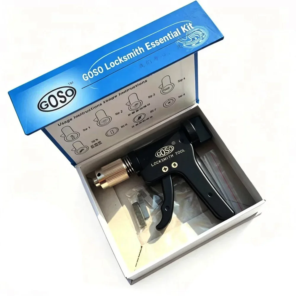 Best Seller Original KLOM & GOSO New Lock Plug Spinner Quick Gun-Turning Tools Professional Civil Door Lock Locksmiths Tools