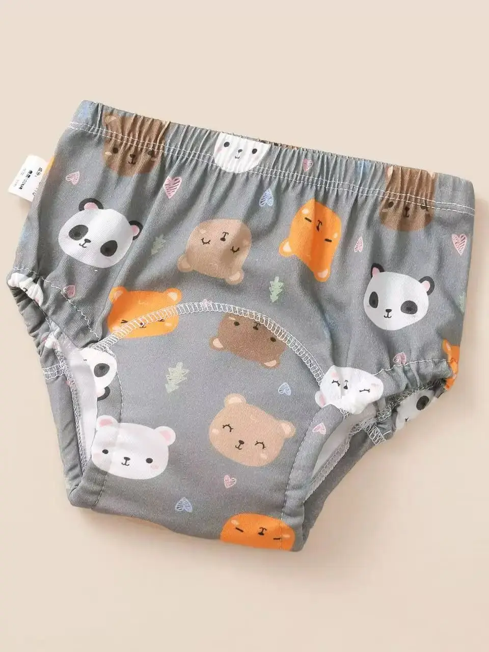 4 pièces garçons filles bébé coton respirant réutilisable mignon toilette pot formation pantalon absorbant imperméable enfants sous-vêtements Shorts bref