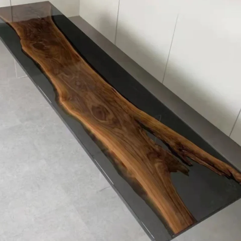 North American Black Walnut Resin Table 360-90-5