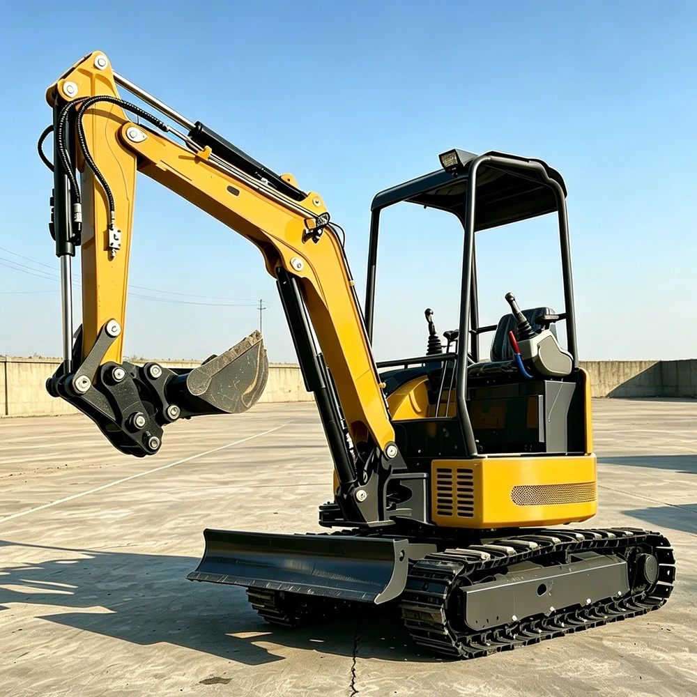 

China in Made Tienu 3ton Crawler Mini Excavator Small Hydraulic Excavator with Safety Protection System for Home Farm Garden
