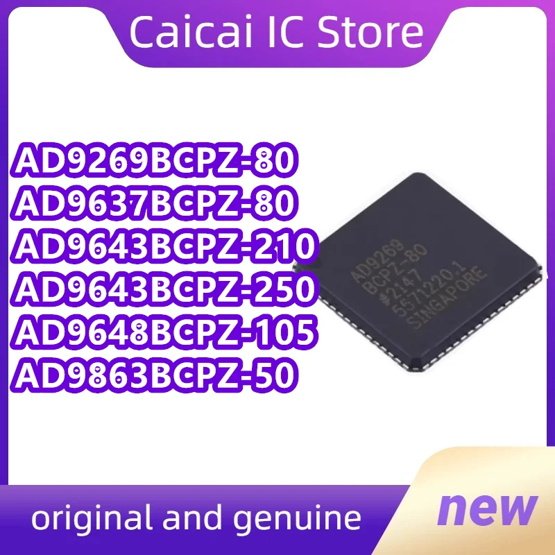 

AD9269BCPZ-80 AD9637BCPZ-80 AD9643BCPZ-210 AD9643BCPZ-250 AD9648BCPZ-105 AD9863BCPZ-50 New original 1PCS/LOT