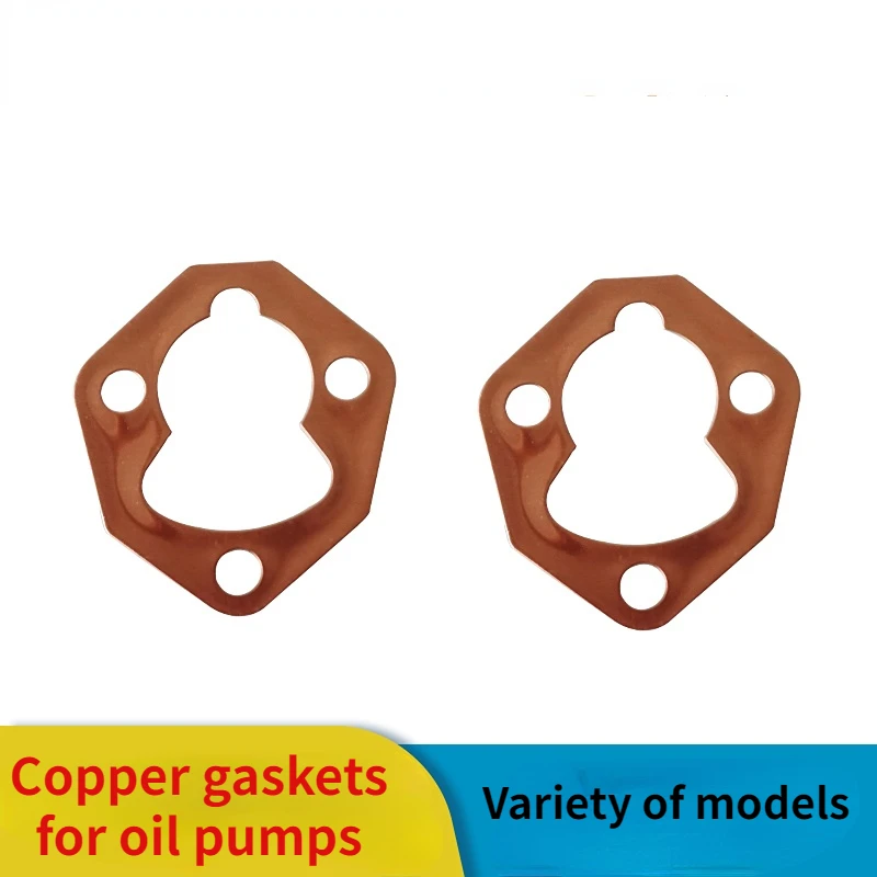 6Pcs Air-cooled Diesel Generator Micro-tiller Accessories 170178F/186FA/188F/192F Injection Pump Copper Gasket