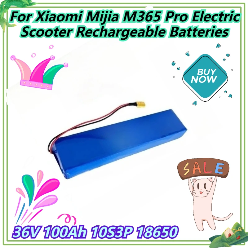 

36V 100Ah 10S3P 18650 For Xiaomi Mijia M365 Pro Electric Scooter Rechargeable Batteries