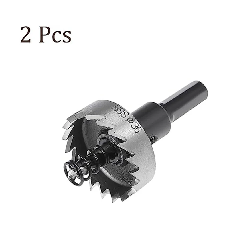 

N11R HSS Hole Opener Drill Sheet Metal Hole Reamer 36Mm For Stainless Steel, Aluminum, Metal, Wood, Plastic