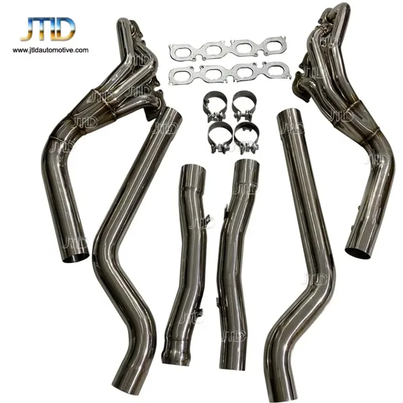 High Performance Long Tube Headers and Midpipes with Bolt for Me*des-B*Z C63 W204 A*M G  M156 C63 E63 Cls63-HDF