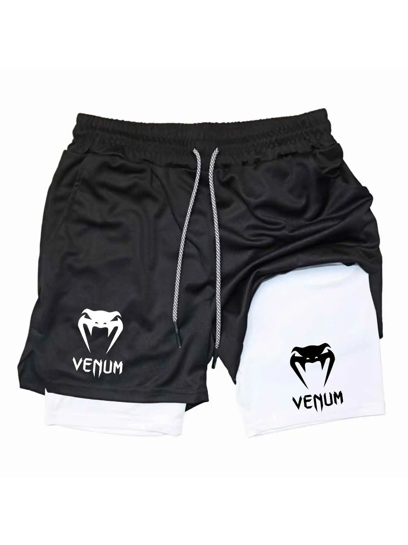 2026 Summer Sports Shorts 2-in-1 Gym Running Shorts Slow Running Casual Sportswear Fitness Double Layer Shorts