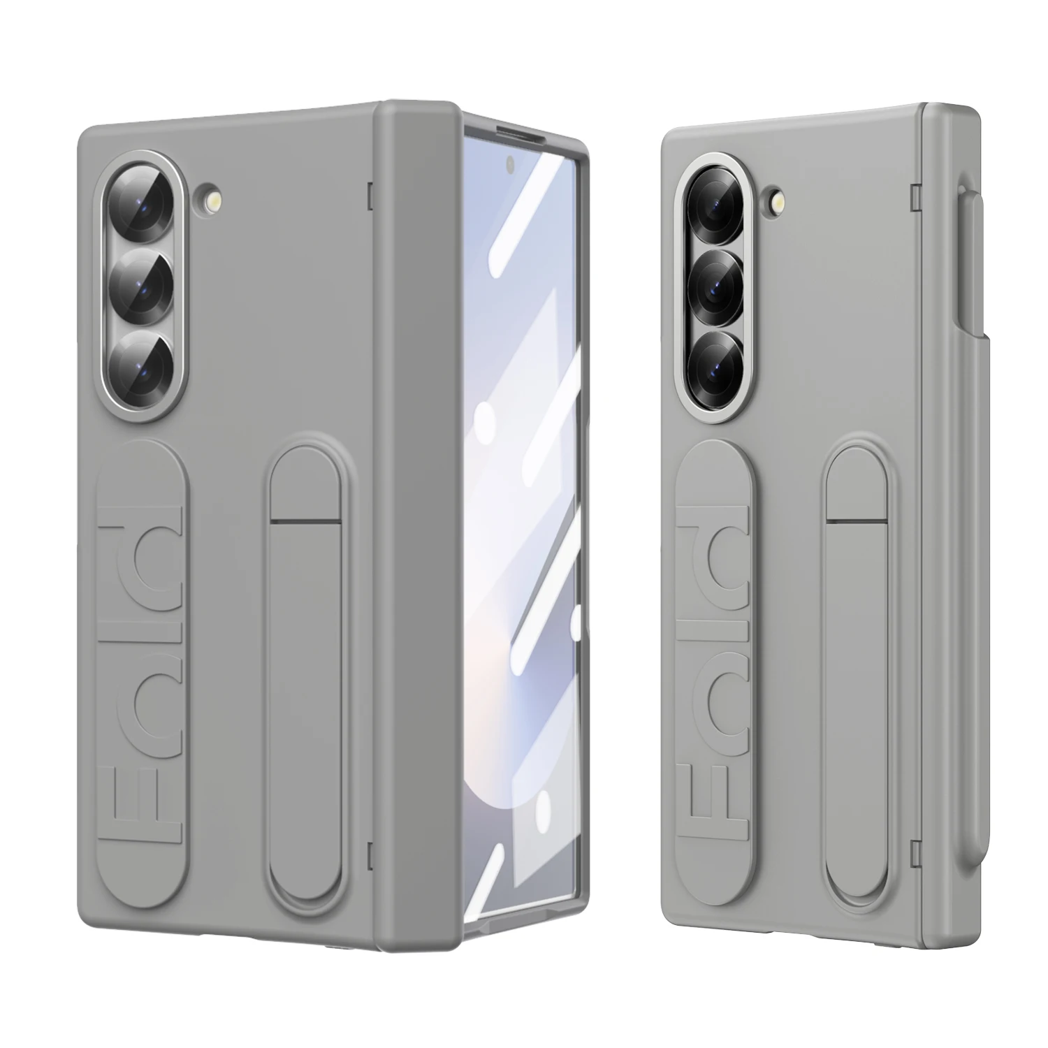 For Samsung Galaxy Z Fold 7 6 5 4 3 Wristband Holder Hinge Case With S Pen Slot Full Screen Protective Cover For Galaxy Z Fold 6 view 4
