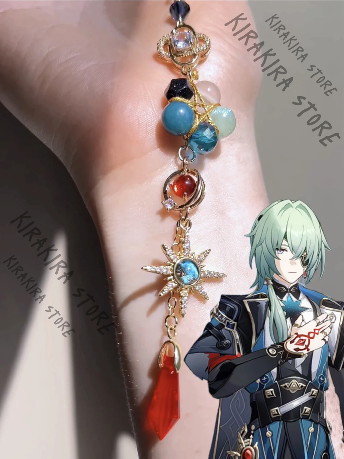 

Honkai: Star Rail Handmade Bracelet Anaxa Cosplay Hands Ornament Chain Hand Strings Anaxagoras Accessories Jewelry Anime Gift