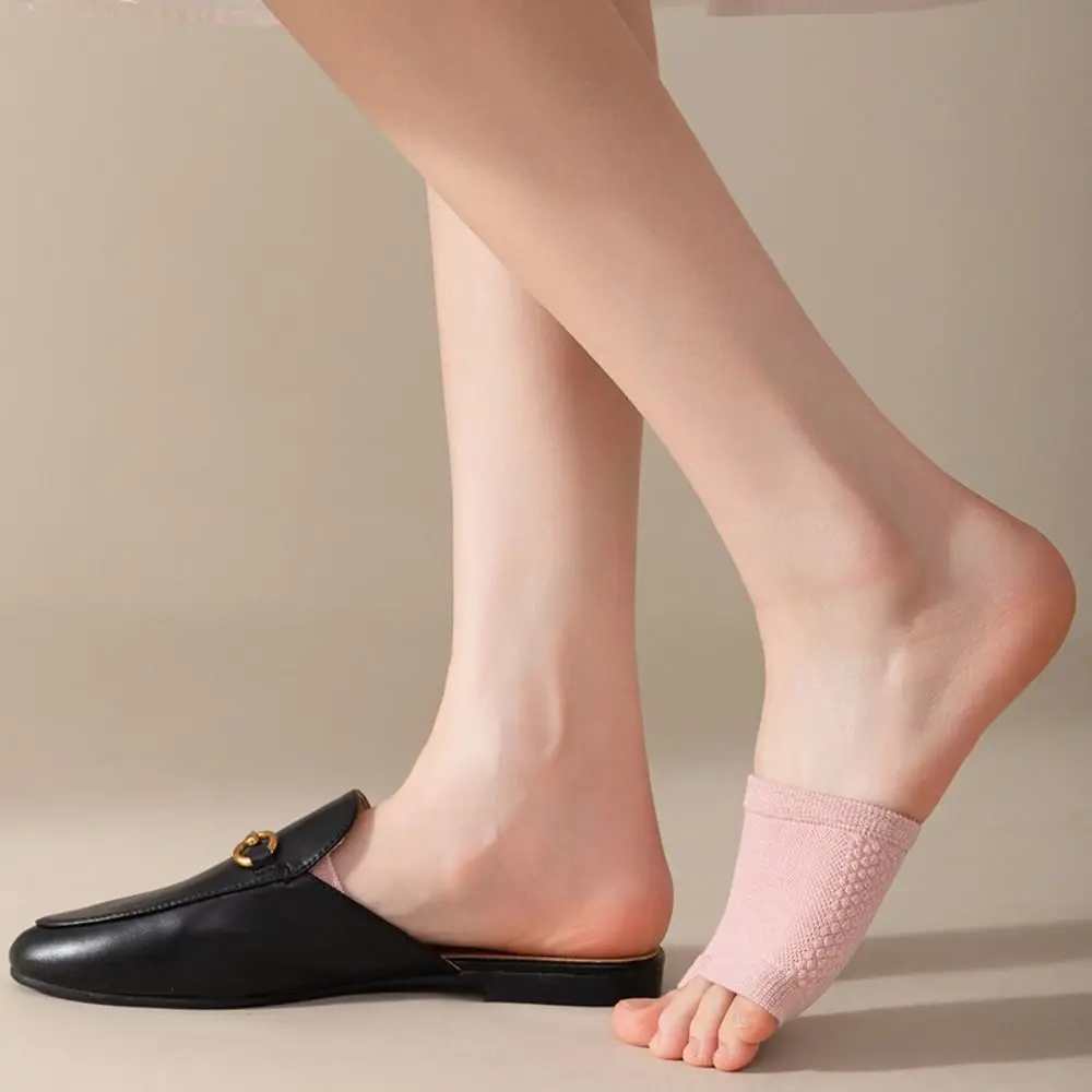 Soft Elastic Forefoot Socks Invisible Splitting Toes Half Feet Socks Soft Boat Socks Toe Socks Men