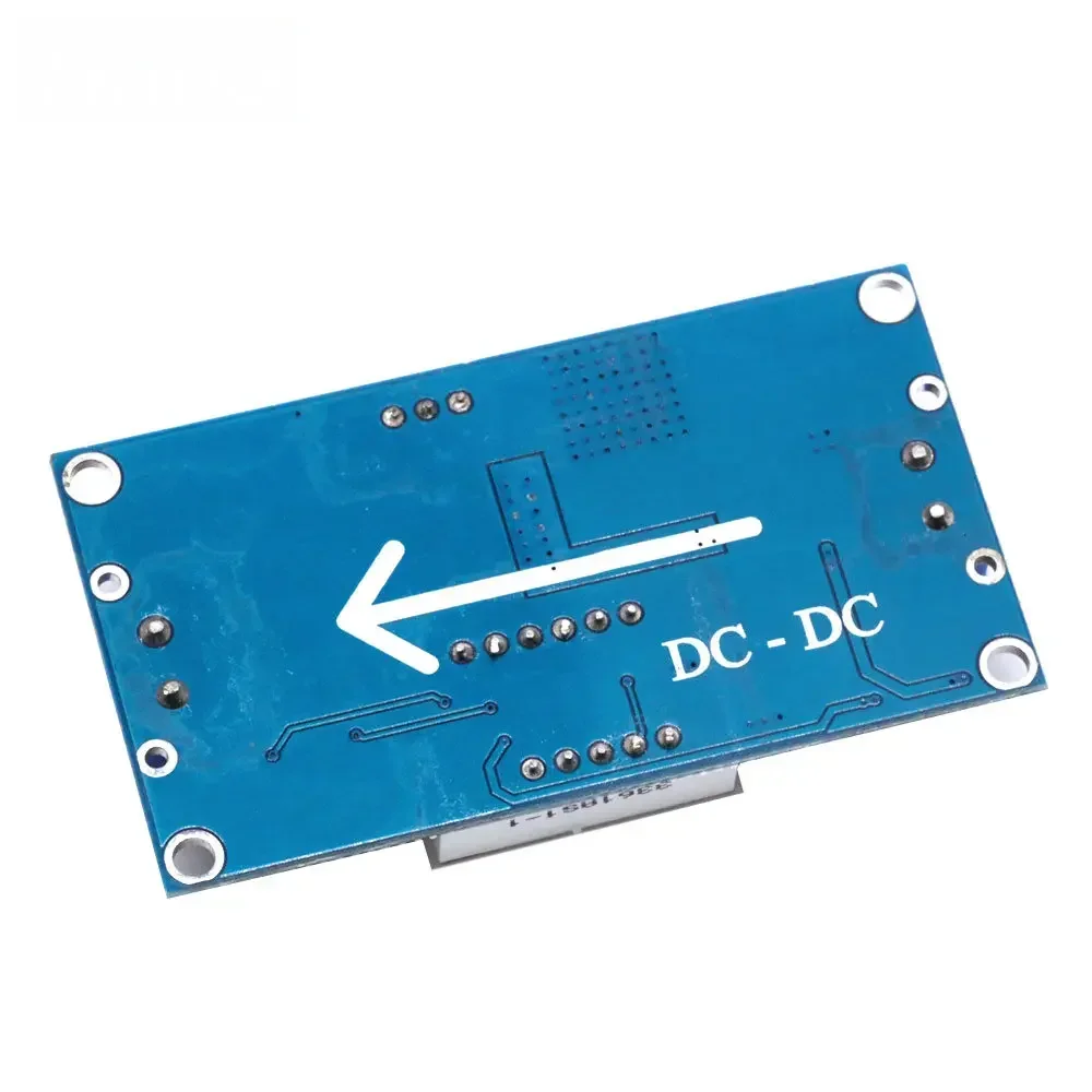 Módulo reductor ajustable LM2596 DC-DC con pantalla de voltímetro - Regulador de voltaje del convertidor reductor 3A