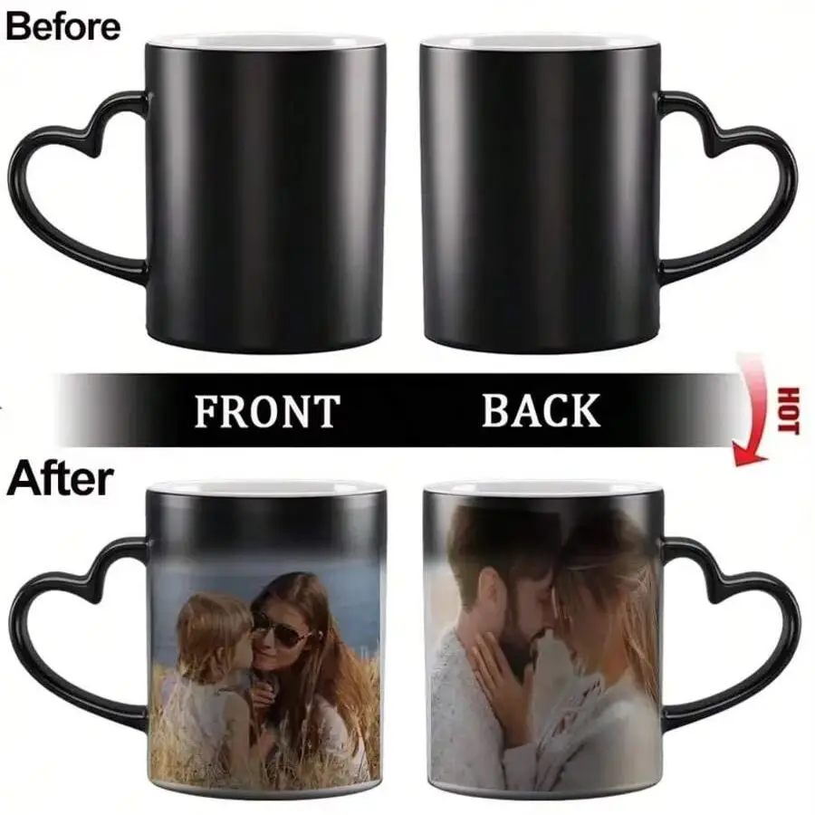 كوب قهوة مخصص مع شاشة عرض حرار - مراجعة Coffee Tea Images وسعره