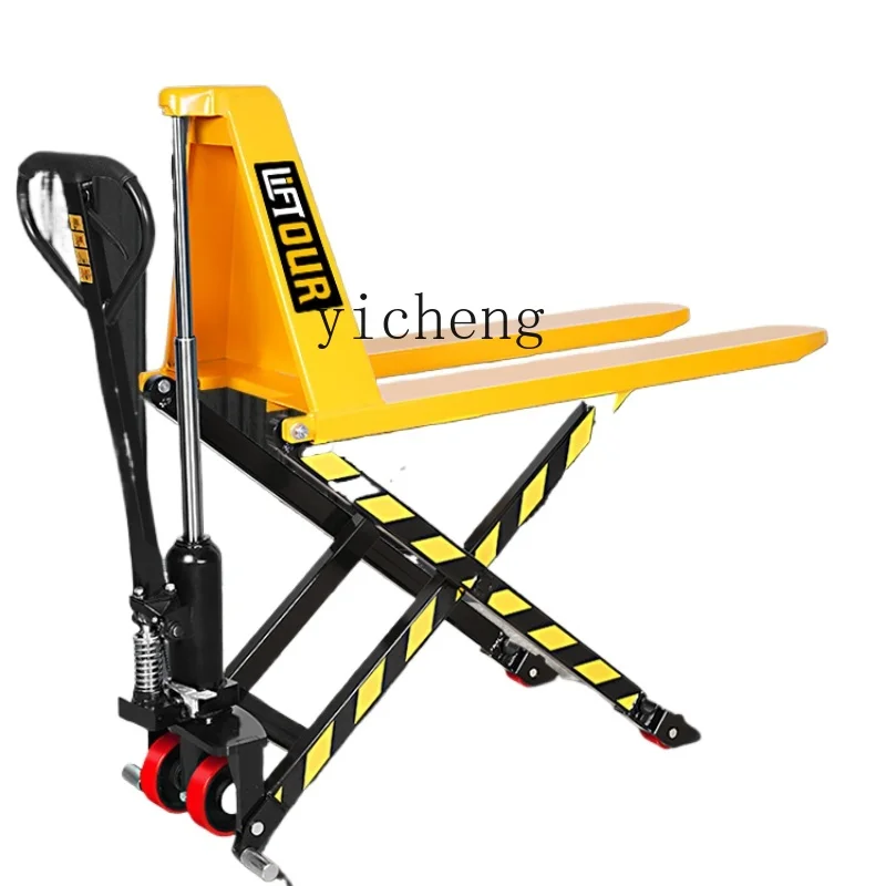 

ZF Truck Scissor Type High Lifting Manual Hydraulic Forklift Lifting Work Assembly Trolley