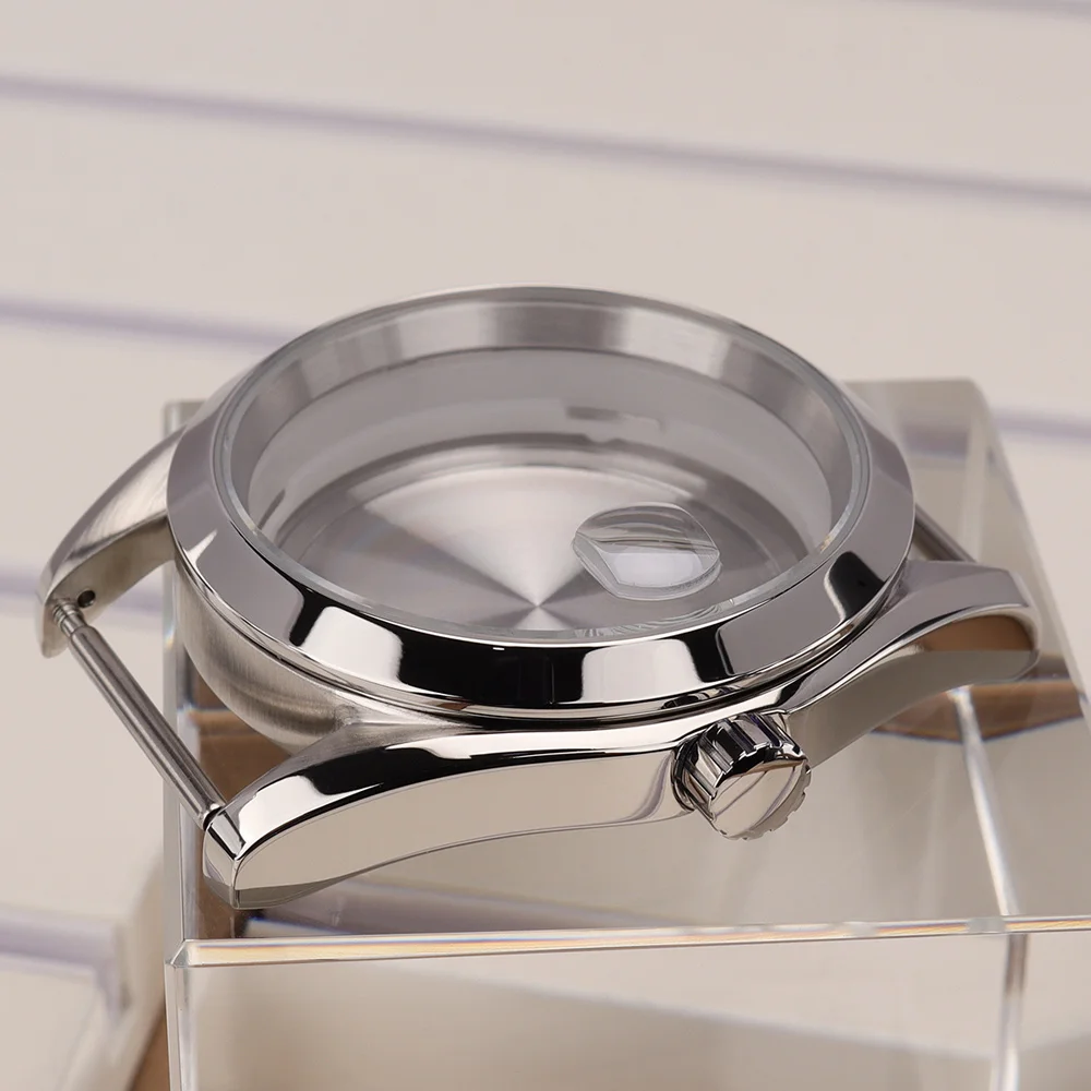 Nh35 Case 39mm Bevel Edge Polished Bezel Watch Cases For NH34 NH35 NH36 NH38 4R36 Automatic Movement 31mm Dial High Quality part - view 3