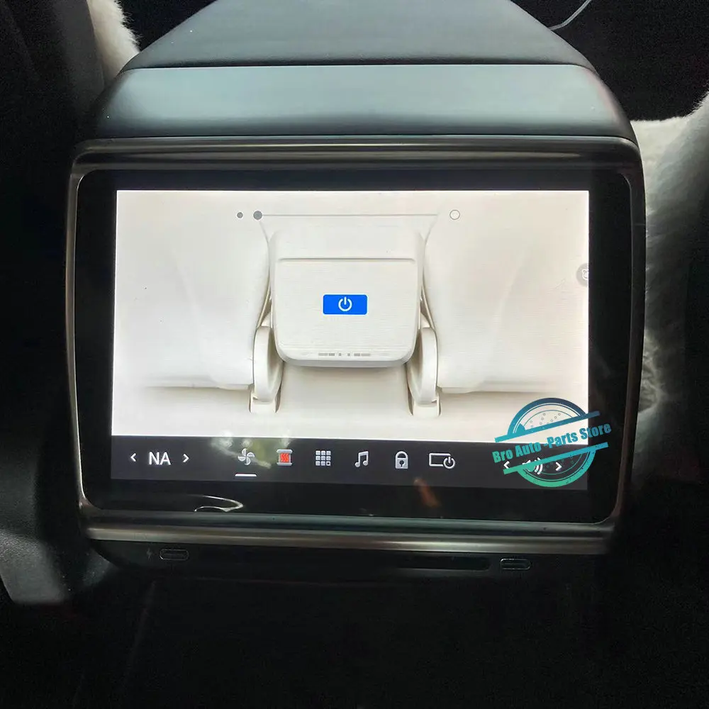 For Tesla Model 3 Model Y  Rear Armrest Box Virtual Cockpit LCD Instrument