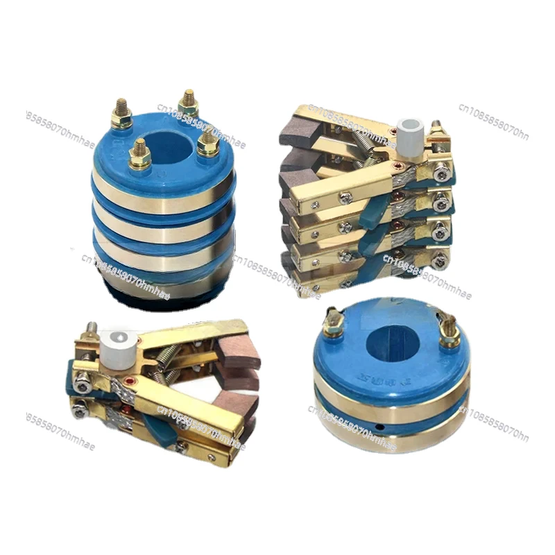 

Suitable for 2-way 4-way Collector Ring Copper Carbon Brush Holder Combined Multi-layer Copper Ring Slip/Rotating Conductive