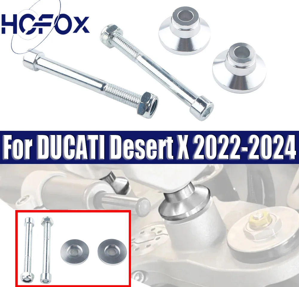 

For DUCATI Desert X 2022-2024 Handlebar Riser Spacers + 20mm Aluminum