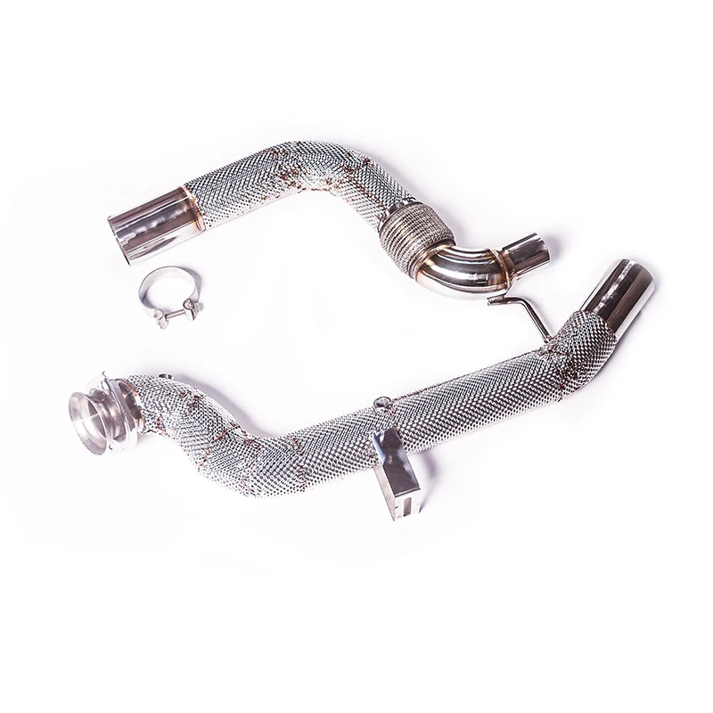 

[Custom product] For Ford Mustang 2.3T downpipe high-performance 304 stainless steel exhaust system