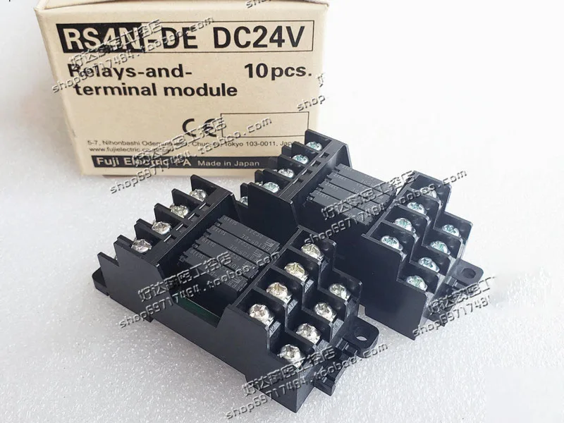 Original Fuji Terminal Relay RS4N-DE 24VDC In Stock, Relay Module RS6N-DE，single price