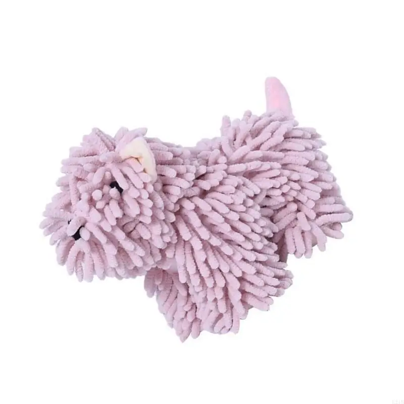 Chenilles Hand Towel Wipe Hands Towel Doll Absorbent Quickly Dry Wall-Mount Towel 