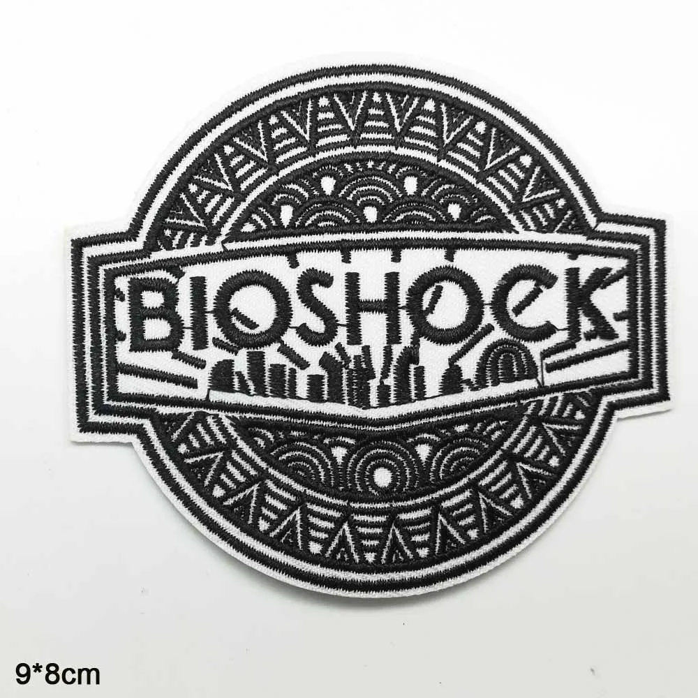 Bioshock Iron on Embroidered Cloth Clothes Patch For Clothing Girls Boys Wholesale