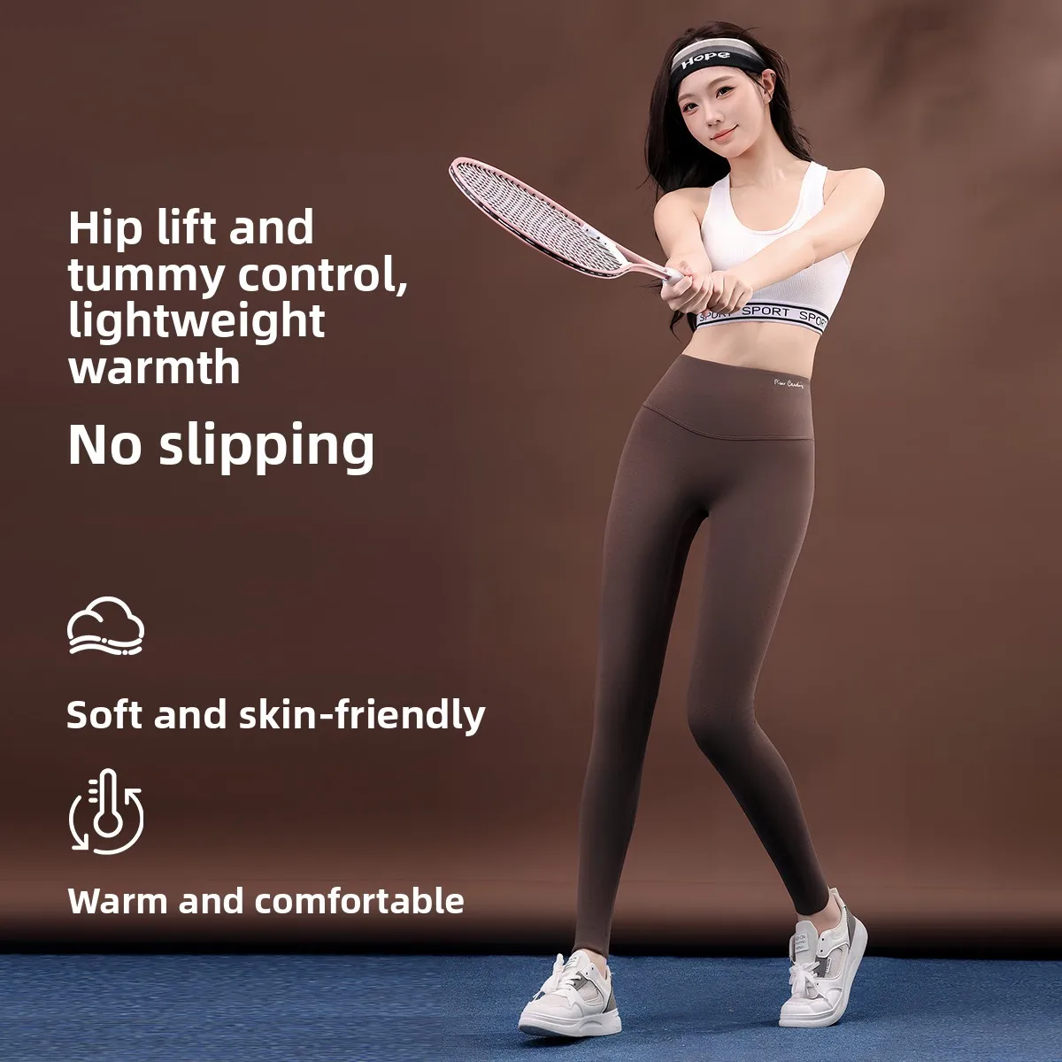 

Термоштаны для йоги Pierre Cardin с высокой талией, на флисовой подкладке, женские, базовый слой, с эффектом утяжки живота и подтяжки ягодиц, осенне-зимние