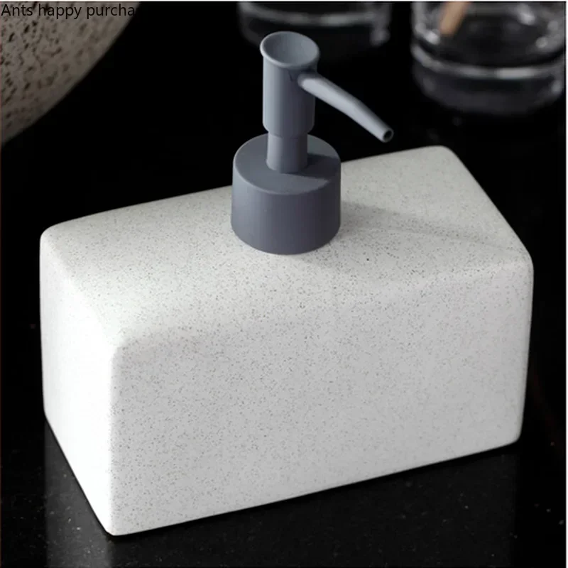 

500ml Ceramic Lotion Bottle Soap Dispenser Hand Sanitizer Bottle Soap Container Divide Empty Bottles Shampoo Shower Gel Bottles