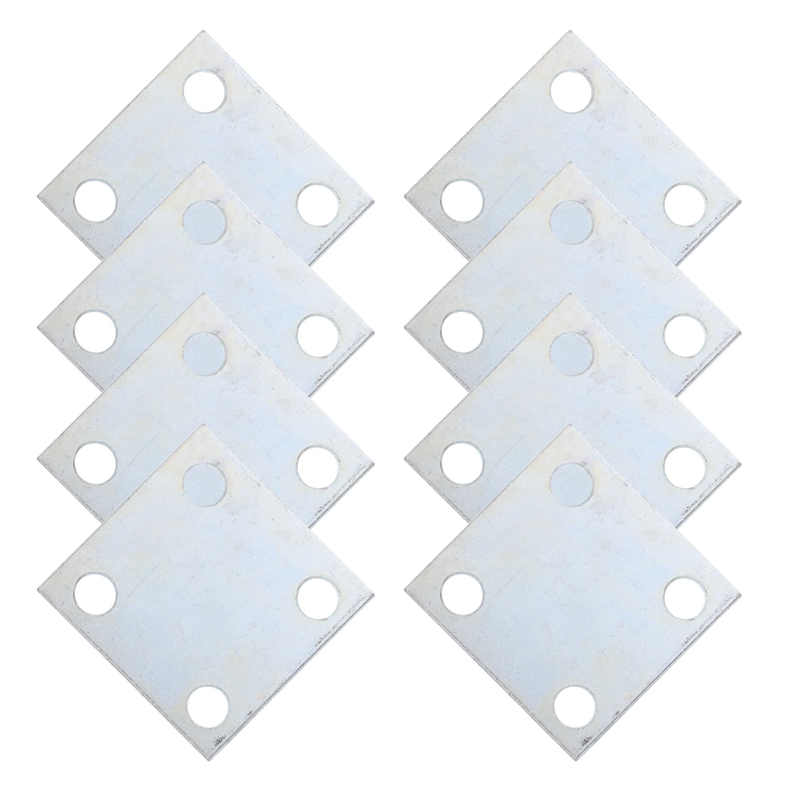 

8pcs Heavy Duty Weldable Steel Sheet For Structure Support Industrial Use Flange Sheet With Holes For Floor Column
