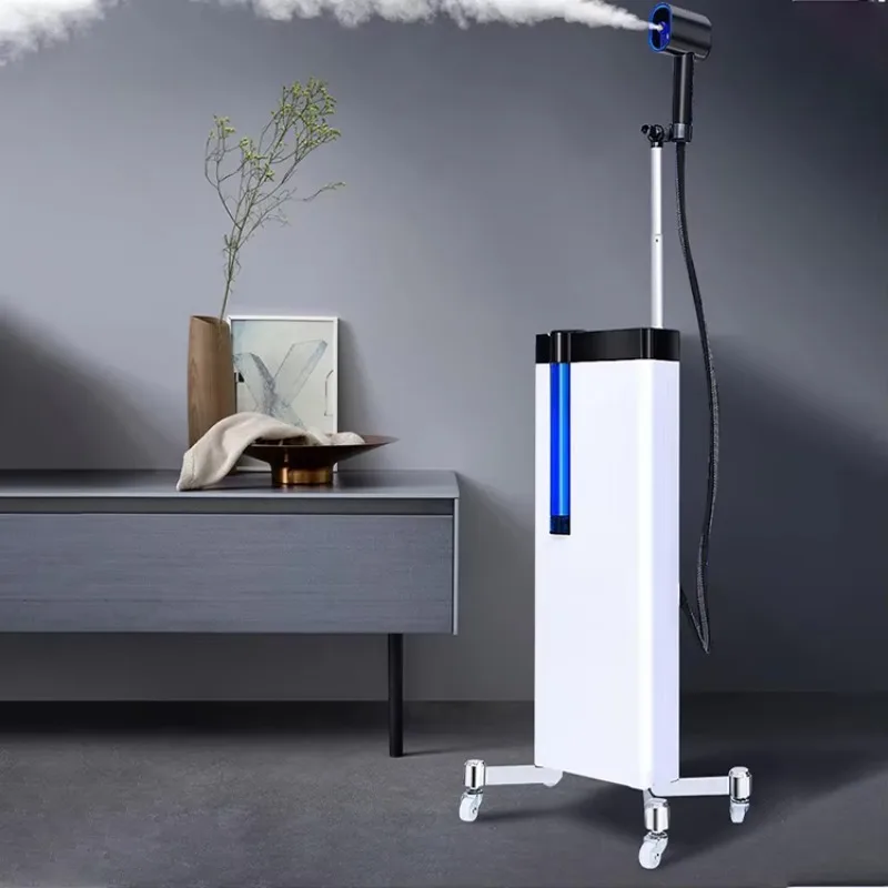 Nano Spray Hot Cold Facial Steamer Machine Salon Micro Mist Hair Steamer Machine  Hydrating Care Steam Machine