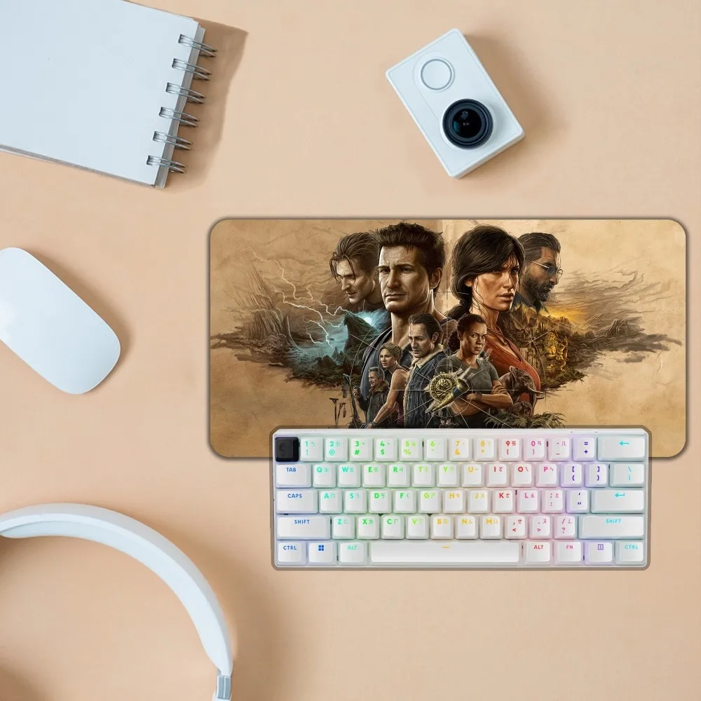 Uncharted 4 The Lost Legacy Game Mouse Pad Non-slip Lockedge Office Student Gaming Thickened Large Writing Pad Cushion