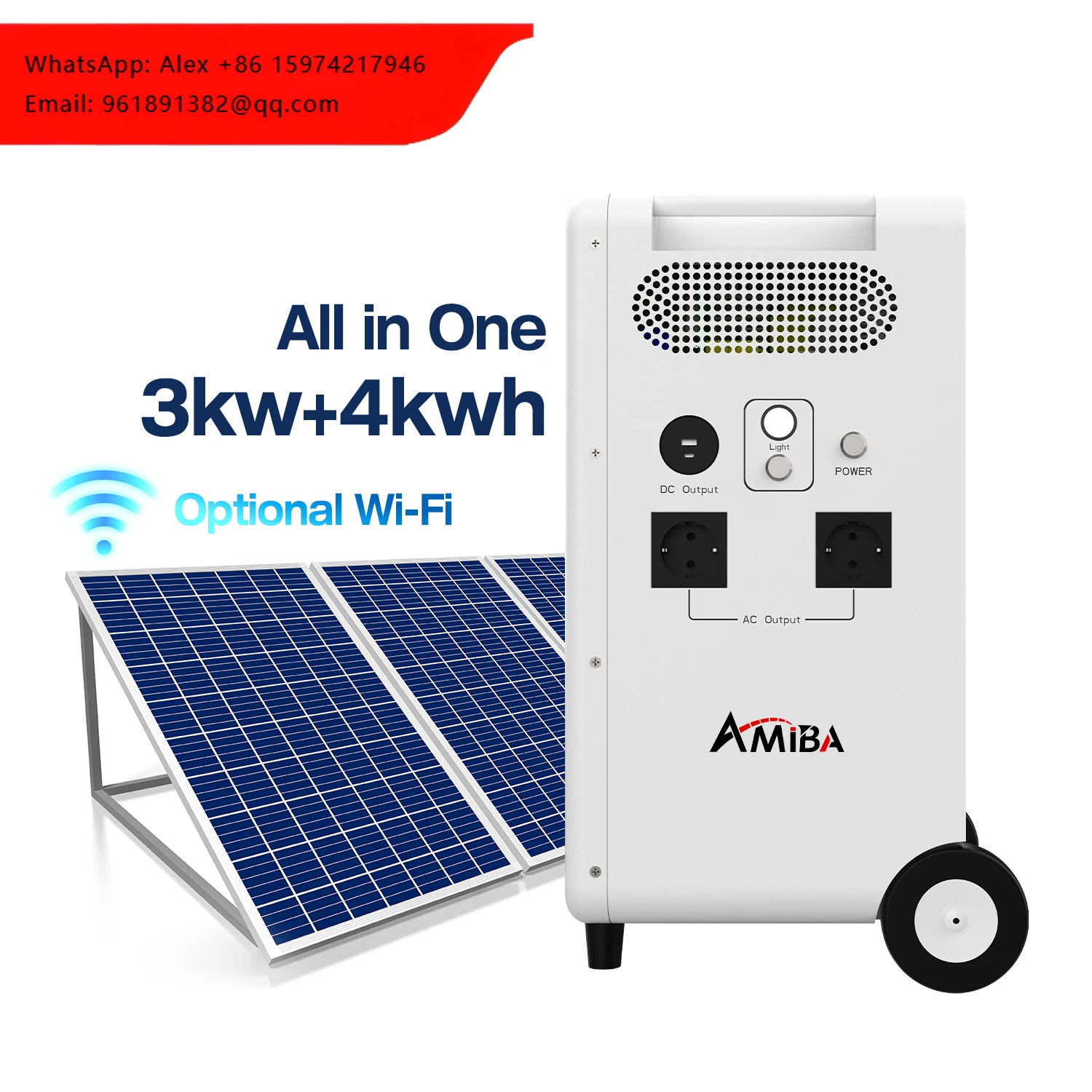 

5KW 51.2V 314Ah 5KWH All In One LiFePO4 Battery Portable Power Station Grade A Cell 8000+ Cycles For Emergency Power Use