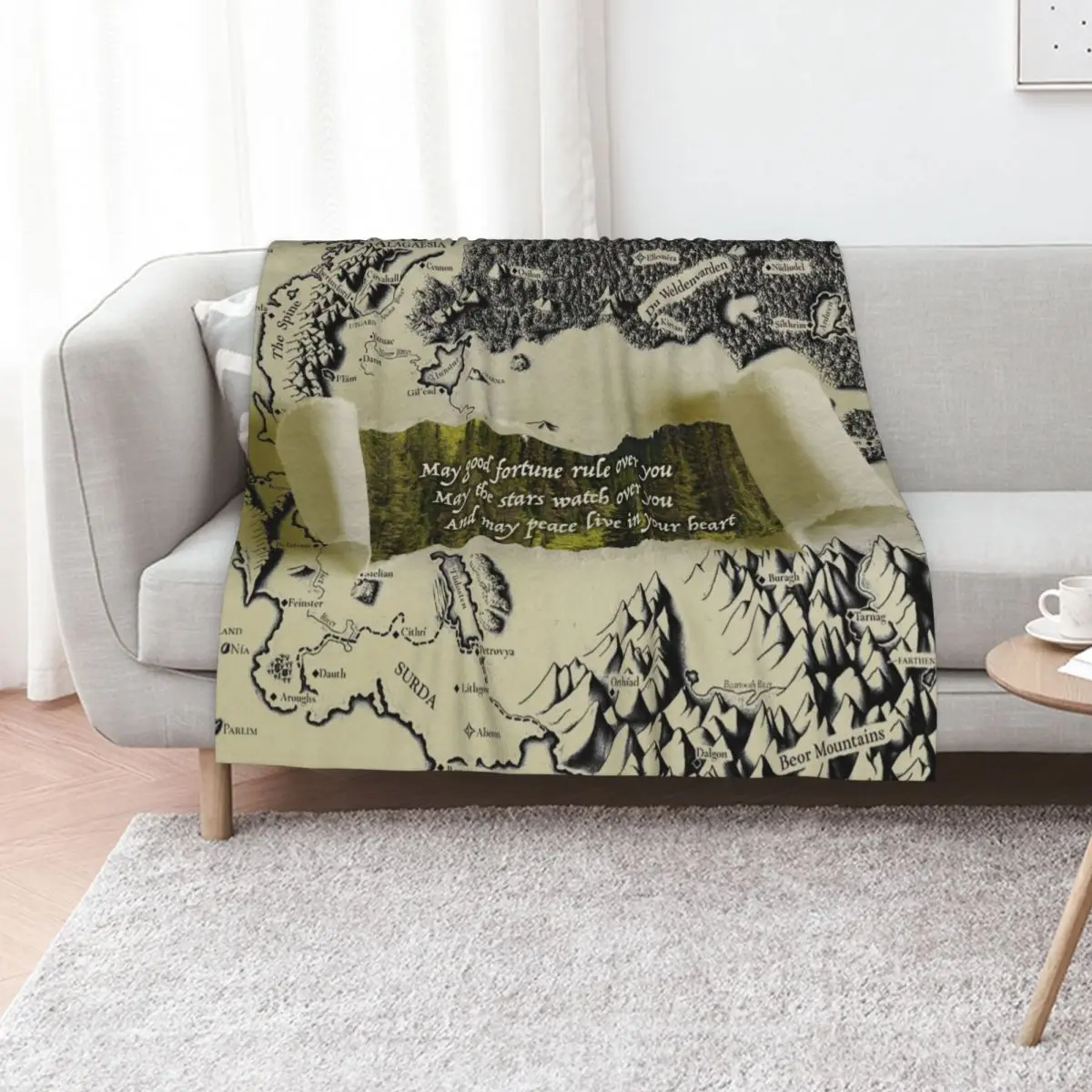 

Eragon Greeting Throw Blanket Sofa Throw Tourist Flannels Plaid on the sofa Blankets