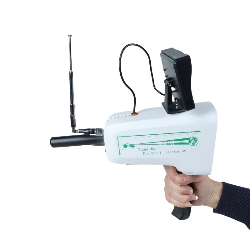 

3D remote metal detector, high-precision white all-in-one machine, display screen treasure detector A8 infrared positioning
