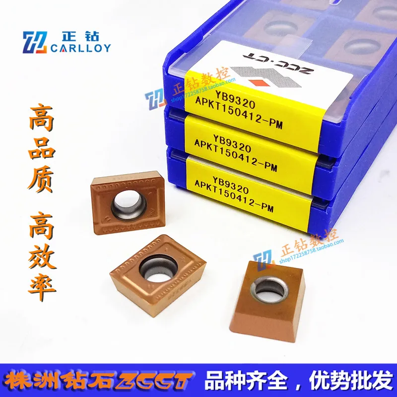 ZCC.CT APKT150412-PM Turning Insert Carbide Indexable Insert CNC Lathe Cutting Tool YBM253 YBC302 YBG302 YB9320