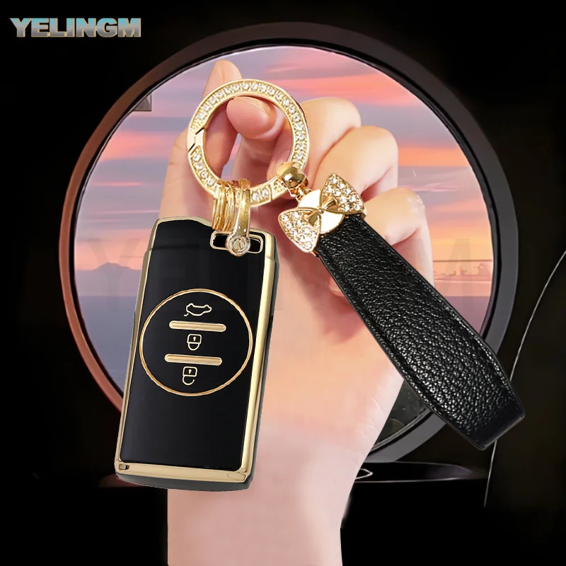 Car Remote Key Case for Chery Tiggo 7 Pro 8 Pro Exeed Tiggo 2 3x Arrizo 5 Pro Gx 5x EQ7 TPU Auto Shell Fob Cover Accessories