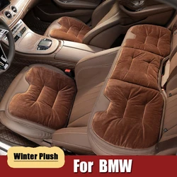 Flannel Car Seat Cushion Winter Warm Anti Slip Rear Seat Soft Pad For BMW M Performance E36 E60 E90 X2 X1 X3 X5 E46 E39 E70 M3 M