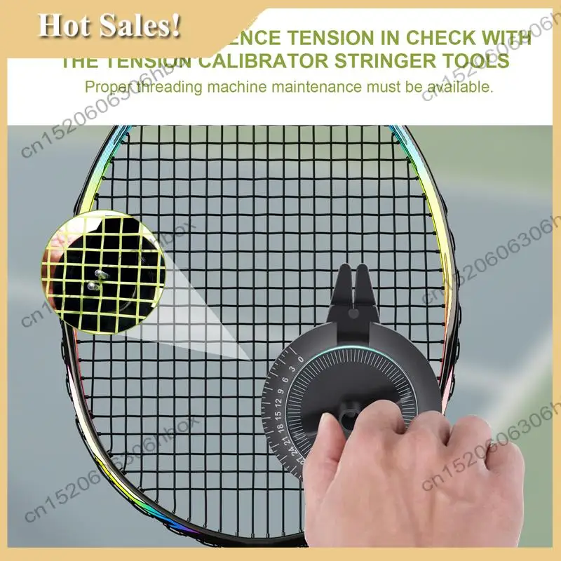 -HOPE Badminton Racket String Meter String Machine Tools, Stringer, Stringing Tools, Tension Calibrator