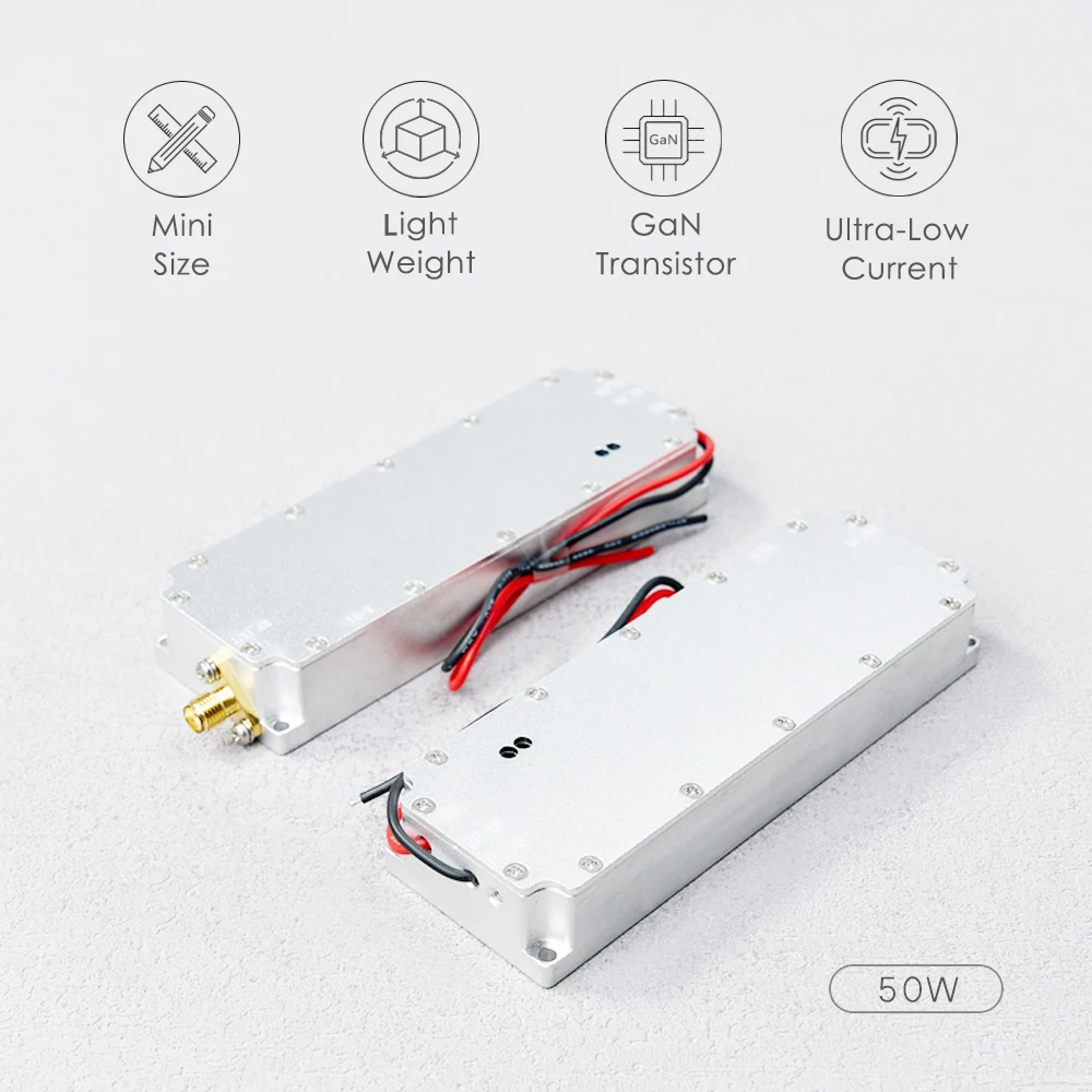 

50 Вт радиочастотный модуль усилителя мощности 300-400MHZ400-500MHZ500-600MHZ700-800MHZ700-850MHZ850-950MHZ960-1100MHZ1160-1250MHZ2.4G5.2G5.8G