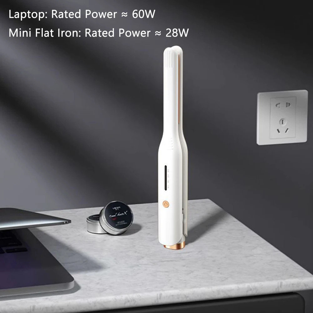 

Travel-Friendly Professional Hair Straightener Ceramic Short Hair Hair Curler Small Fast Heating Ceramic Flat Iron Styling Tool